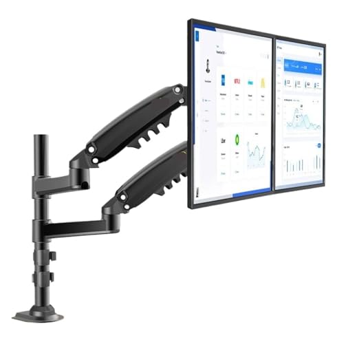 H180 22-Zoll-32-Zoll-Doppelmonitor-Tischständerarm-Gasfeder-Vollbewegungs-LCD-TV-Installation 2-12 kg Doppelarm-Klemmhalterung(H160) von UIHMSWYAL