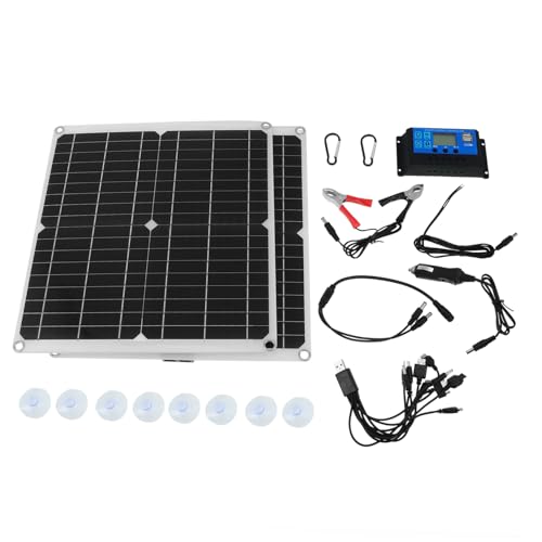 UKCOCO 1 Satz 300 W tragbares Ladegerät Solarzellenpanel Portable tragbares solarpanel Campy Solarladegeräte für den Außenbereich Außenstromversorgung Monokristalline Solarzelle von UKCOCO