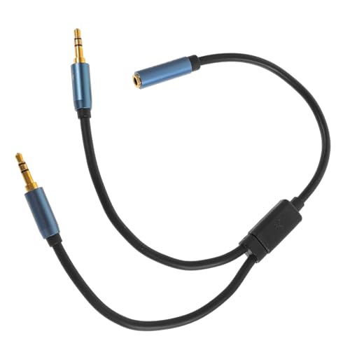 UKCOCO 1 Stück Eins Kopfhörer Mikrofon Audio Y Splitter Kabel Langlebiger Adapter Für Kabelkopfhörer Und Lautsprecher Ideal Für PC Laptop Smartphone Und Verstärker von UKCOCO