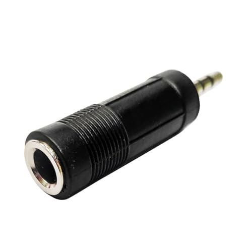 UKCOCO 10St Audio-Adapter Audio Adapter mikrofon Adapter Portable Adapter Microphone Adapter Gold-Plated Adapter Kopfhöreradapter Mikrofonadapter Audio-Mikrofon-Adapter Black von UKCOCO