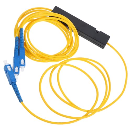 UKCOCO Fasersplitter Optisches Kabel Für Spielkonsole Splitter Für Fernseher Kabelaustausch Verschmolzenes Optisches Kabel Optischer Splitter Optischer Tv-splitter Pvc Yellow von UKCOCO