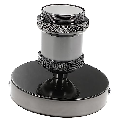 UKCOCO Retro -Glühbirnenbasis Deckenleuchte für Glühbirnen lampenfassung vintage retro lampenfassung Deckenlampensockel Licht Steckdose Rostfreier Stahl Black UKCOCO Retro -Glühbirnenbasis Deckenleuchte für Glühbirnen lampenfassung vintage retro lampenfassung Deckenlampensockel Licht Steckdose Rostfreier Stahl Black von UKCOCO