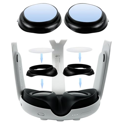 UKETO VR-Objektivschutz for Meta Quest 3, Objektivschutzrahmen, Anti-Blau-Objektiv, VR-Objektivschutz, Kratzfest, R&L VR-Brille, Linsenschutzrahmen for Meta Quest 3-Zubehör UKETO VR-Objektivschutz for Meta Quest 3, Objektivschutzrahmen, Anti-Blau-Objektiv, VR-Objektivschutz, Kratzfest, R&L VR-Brille, Linsenschutzrahmen for Meta Quest 3-Zubehör von UKETO