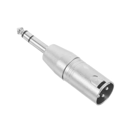 ULDIGI Metall 1/4 Trs Auf Xlr Stecker Audio Adapter 635 Mm Stereo Für Mischpult Verstärker Lautsprecher Sorgt Für Ein Stabiles Und Klares Audiosignal von ULDIGI