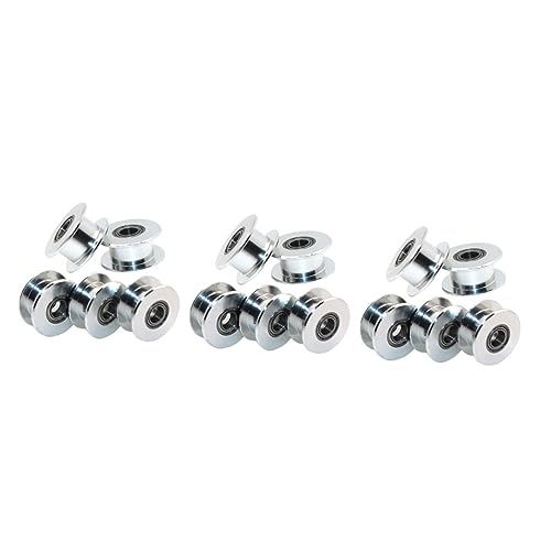 ULTECHNOVO 15 Stk Synchronrad Für 3d-drucker Kit Riemenscheibe Motorriemenscheibe Zahnriemenrad Riemenscheibe Für 3d-drucker Zahnriemenscheibe Silver von ULTECHNOVO