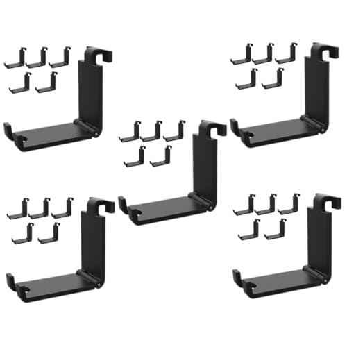 ULTECHNOVO 30 Stk Kopfhörerständer controller halter controller holder Kopfhörerhalter Kopfhörer-Aufbewahrungshalter Monitorständer Kopfhörer-Displayhalter Gamecontroller-Rack Plastik Black von ULTECHNOVO