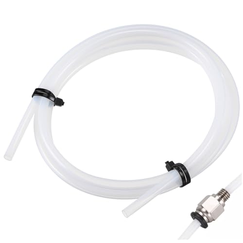 ULTECHNOVO 3D-Druckerröhre Extruder 3d PTFE-Schläuche Rohr PTFE-Schlauch Werkzeuge und Zubehör für 3D-Drucker Büro 3D-Druckerrohr PTFE-Rohr 3d drucker ptfe schlauch 3D-Druckerrohr 3mm Weiß von ULTECHNOVO