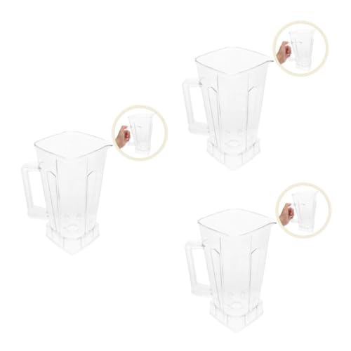 ULTECHNOVO 3st Unterbrecher Wasserspender Küchenmixer Mixbecher Aus Kunststoff Wiederverwendbarer Mixbehälter Mixkrug Krug Für Mixer Wasserkrughalter Milchspender Ersatzkrüge Transparent Stk von ULTECHNOVO