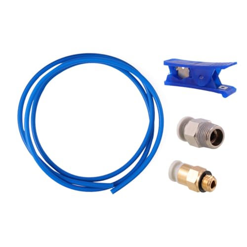 ULTECHNOVO Ptfe-bowdenrohr Und Rohrschneider Hoop Nasenring Auto Aufkleber Bowdenzug Schläuche 3d-drucker Ptfe-bowdenschlauch Blue von ULTECHNOVO