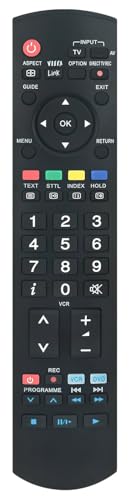 EUR7737Z50 Universal-Fernbedienung kompatibel für Panasonic TH42PX70B TH-37PX70BA Viera TV-Fernbedienung von UNCIHY