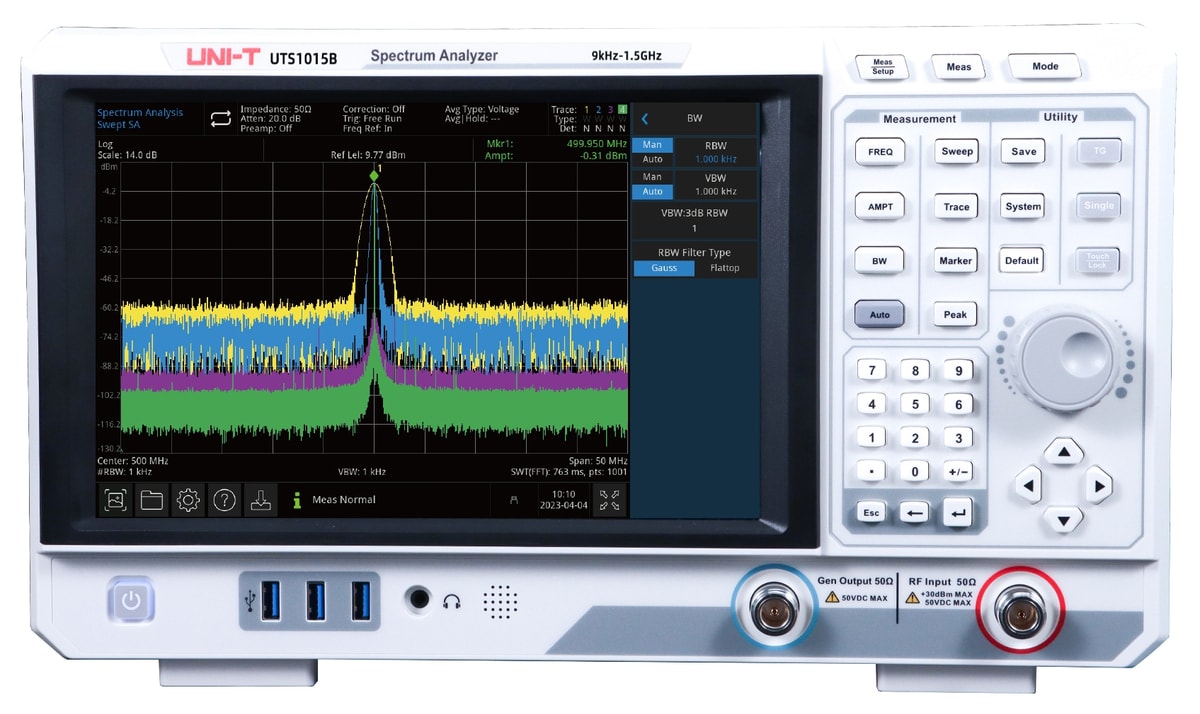 UNI-T Spektrumanalysator UTS1015B, 9 kHz..1,5 GHz von UNI-T