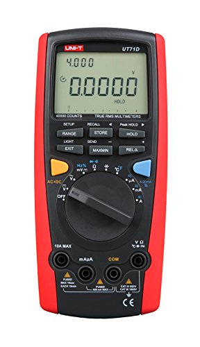 UNI-T UT71D Intelligentes digitales Multimeter AC/DC 1000 V 45 Hz ~ 100 kHz Frequenz, 4–20 mA Loop-Testreaktion, echte RMS.. von UNI-T