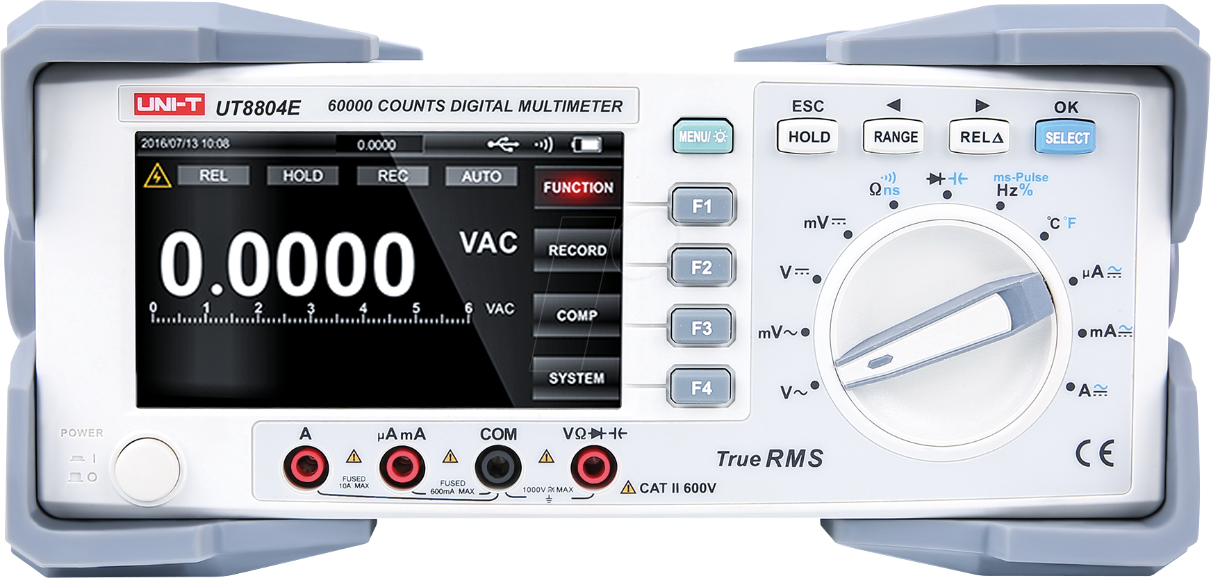 UT 8804E - Tischmultimeter, digital, 60000 counts, TRMS, USB von UNI-TREND