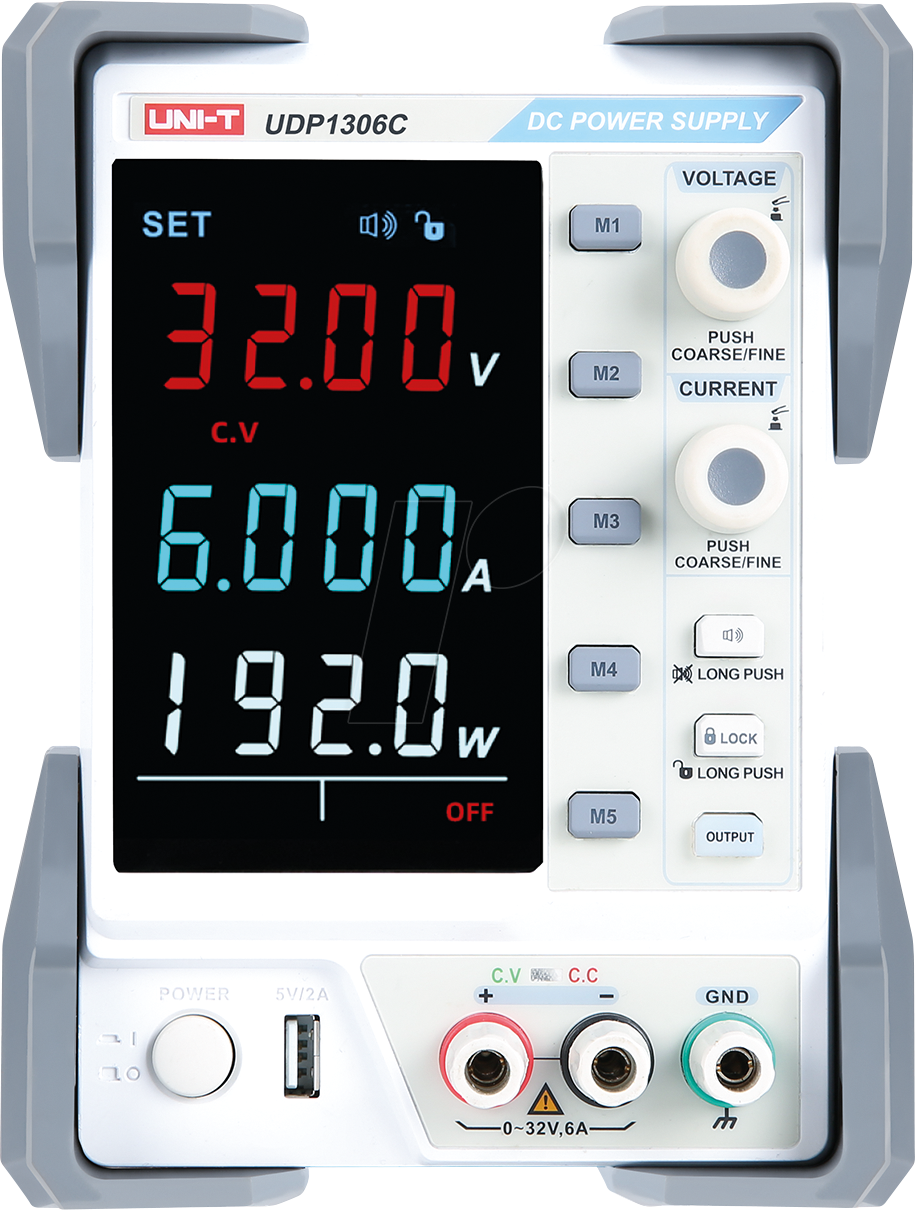 UT DP1306C - Labornetzgerät UDP1306C, 0-32 V, 0-6 A, 202 W, 1 Kanal von UNI-TREND