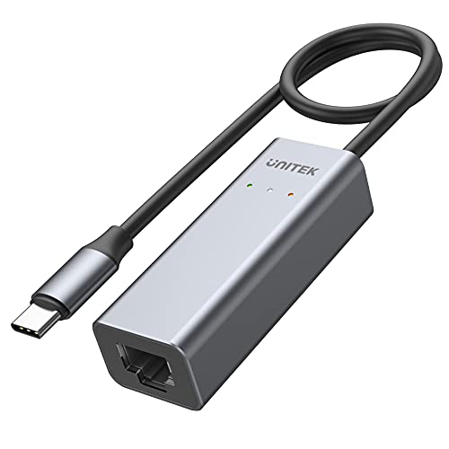 UNITEK Adapter USB-C - RJ-45 2.5 GBIT Silver U1313A von UNITEK