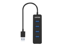 Unitek uHUB Q4 H1117A - Hub - 4 x SuperSpeed USB 3.0 - Desktop von UNITEK