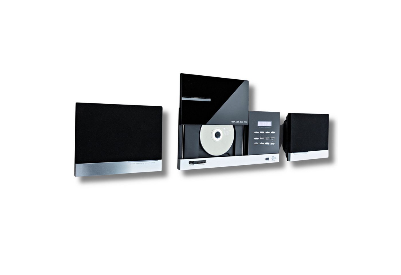 UNIVERSUM* MS 400 Stereo-CD Player (Design Stereoanlage CD MP3 Bluetooth DAB+ AUX USB SD Wandmontage) von UNIVERSUM*