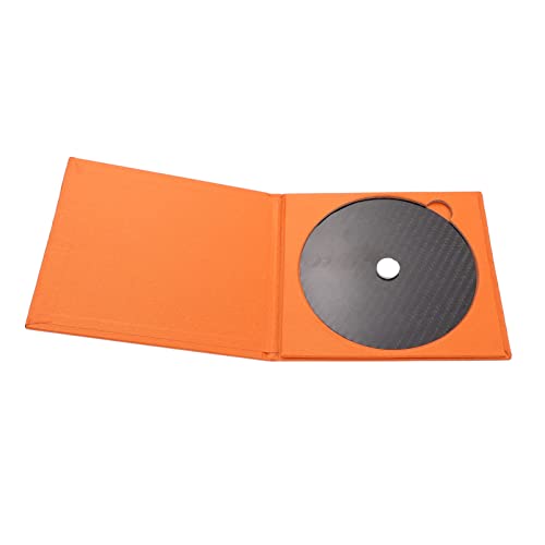 UPKOCH 1Stk CD-Tuning-Pad Platte für Plattenspieler CD-Platte aus Kohlefaser Schallplattenmatte aus Vinyl Platte für CD-Platten CD tellerauflage für bar CD-Matte CD teller matte Black von UPKOCH