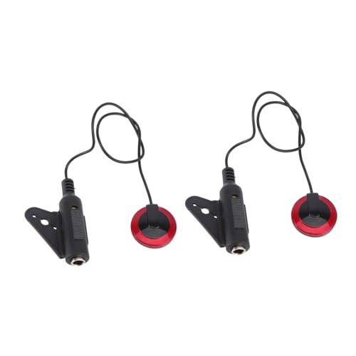 UPKOCH 2 Sets Gitarren Tonabnehmer Gitarren Humbucker Mikrofon Gitarrenteile Piezo Wandler Tonabnehmer Piezo Tonabnehmer Für Banjo Piezo Tonabnehmer Wandler Tonabnehmer Für von UPKOCH