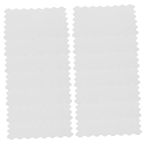 UPKOCH 25St Stempelkarte Briefmarkenpapier Kreativkarten bastelkarten Kreative Postkarten Sammlerstücke Postkarten Stempelpapier Aquarellpapierkarte Stempelwerkzeuge 25 Blatt Papier Weiß von UPKOCH