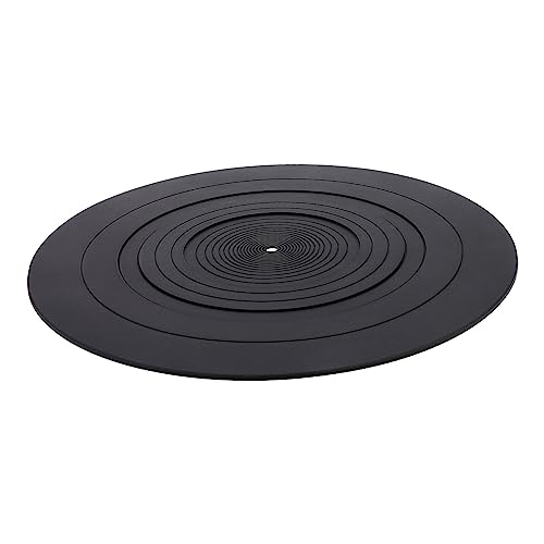 UPKOCH Schallplattenmatte aus Vinyl silikonmatte Vinyl unterlage Vinyl Holder Disc-Schutzpolster Scheibenschutzmatte Schallplattenmatte aus Silikon Plattenspieler-Pad Kieselgel Black von UPKOCH