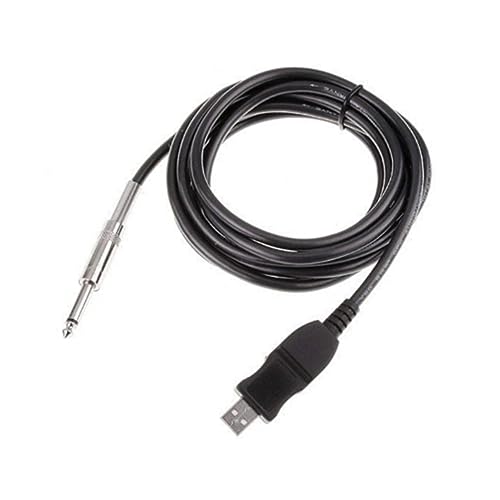 UPKOCH Usb-gitarren-link-kabel Usb Gitarrenkabel Gitarrenbass Zu Usb Link Kabel Computerkabel Kabel Für Elektrische Gitarre Elektrische Gitarre Gitarre Computergitarre Usb-kabel Black von UPKOCH