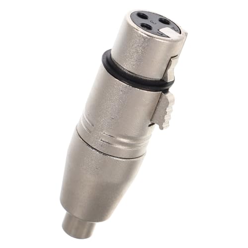 UPKOCH Xlr-auf-cinch-buchse-adapter, Buchsenstecker, Audio-mikrofon-mikrofon-verlängerungsadapter, Gender-changer-kupplung Für Mikrofon, Lautsprecher, Kamera, Camcorder von UPKOCH