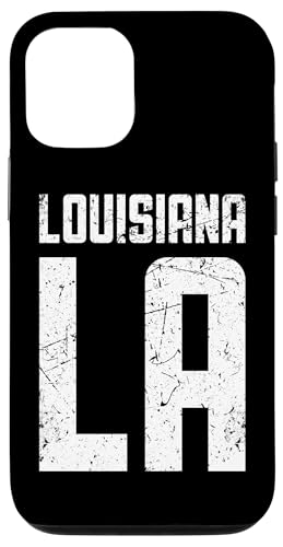 Hülle für iPhone 12/12 Pro LA Louisiana Design - Amerikas 18. Staat von US Amerikanische Staaten Designs