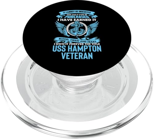 USS Hampton SSN-767 U-Boot PopSockets PopGrip für MagSafe von US Military Submarine Designs