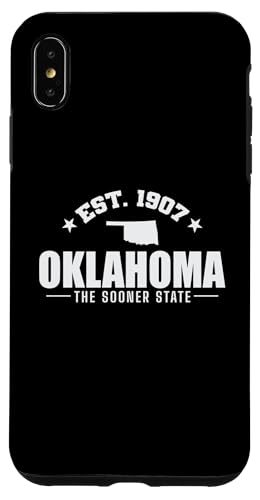 Hülle für iPhone XS Max Oklahoma Est. 1907 The Sooner State Vereinigte Staaten von US States United States USA Country America World