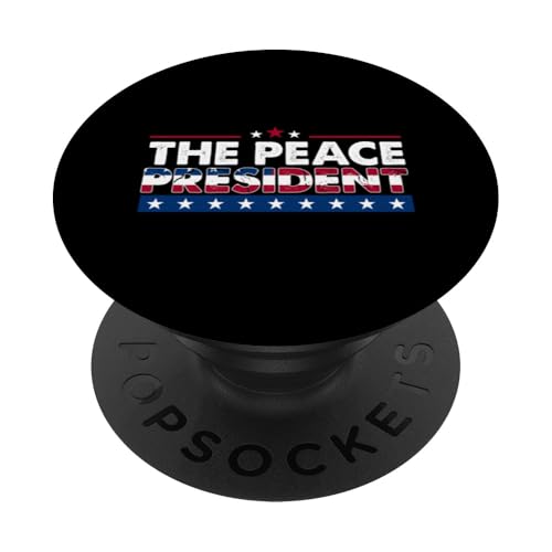 Der Friedenspräsident PopSockets Klebender PopGrip von USA Flag Election Inauguration Trump Great Again