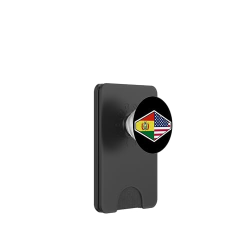 Bolivia and USA Flags: United in Friendship and Pride PopSockets PopWallet für MagSafe von USA Love Pride Merch