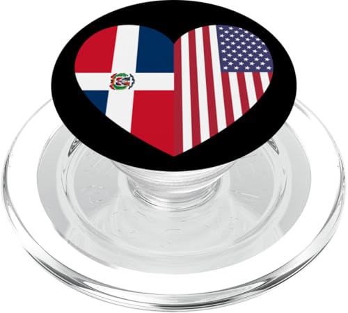 Dominican Republic and USA Flags: Friendship and Pride PopSockets PopGrip für MagSafe von USA Love Pride Merch