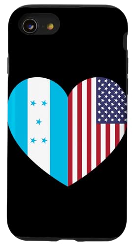 Honduras and USA Flags: United in Friendship and Pride Hülle für iPhone SE (2020) / 7 / 8 von USA Love Pride Merch