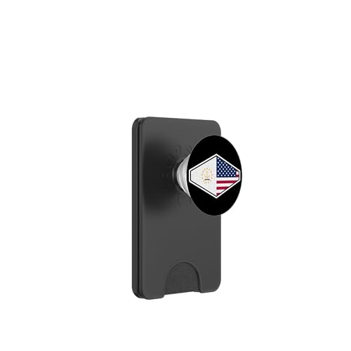 Rhode Island and USA Flags: Americans Honor and Pride PopSockets PopWallet für MagSafe von USA Love Pride Merch