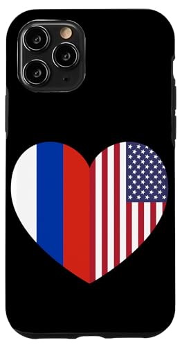 Rusia and USA Flags: United in Friendship and Pride Hülle für iPhone 11 Pro von USA Love Pride Merch