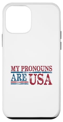 Hülle für iPhone 12 mini My Pronouns Are USA Patriotische amerikanische Flagge 4. Juli von USA Patriotic American Flag Gifts