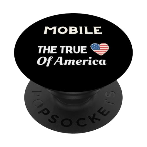 Patriotic Love Mobile USA Das wahre Herz Amerikas PopSockets Klebender PopGrip von USA Patriotic City 4th of July