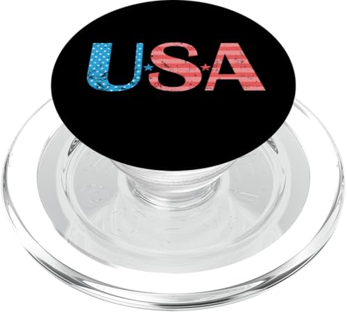 USA-Flaggenfarben PopSockets PopGrip für MagSafe von USA United States America stars and stribes