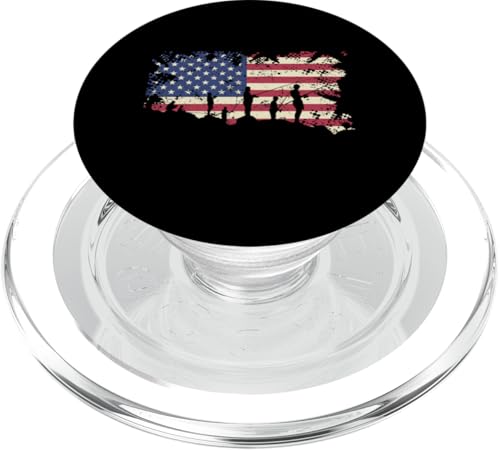 United States Anglers Club PopSockets PopGrip für MagSafe von USA United States America stars and stribes