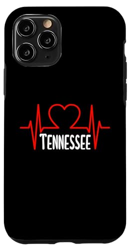 Hülle für iPhone 11 Pro Tennessee Herzschlag USA Staaten Herz Liebe von USA states apparel