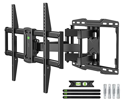 USX-MOUNT Wandhalterung Schwenkbar Neigbar für 37-75 oder 86 Zoll LED, Plasma TV, mit Max. VESA 600x400mm, Halterung bis zu 60kg, Ausfahren Doppelarm von USX MOUNT