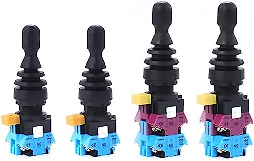 1 Stück Joystick Switch Momentary Monolever Cross Rocker Master Switch Lochgröße 22 mm Self-Reset Self-Lock (Color : 2 Way Self Lock) (2 Way Self Lock) von UTDJHWKD