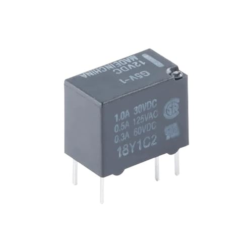 UTDJHWKD 5/1 Signalrelais G5V-1-3VDC G5V-1-5VDC G5V-1-9VDC G5V-1-12VDC G5V-1-24VDC DC 3V/5V/9V/12V/24V G5V-1 5VDC 12VDC 1A 6Pin Relais (1 Stück, G5V-1-1-3VDC 12 VDC) von UTDJHWKD