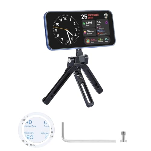UTEBIT Magnetischer Handy Stativ, Faltbares Handy Stand für MagSafe Einstellbarer Desktop Halterung mit Metallring Kompatibel für iPhone 16 15 14 13 12 UTEBIT Magnetischer Handy Stativ, Faltbares Handy Stand für MagSafe Einstellbarer Desktop Halterung mit Metallring Kompatibel für iPhone 16 15 14 13 12 von UTEBIT