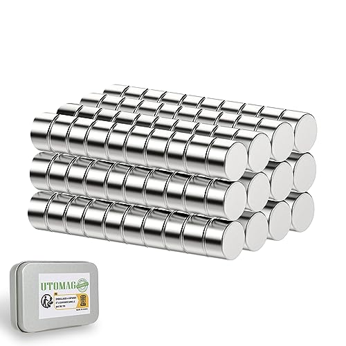 Neodym Magnete, 5 mm x 3 mm Ultra-Starke Mini Permanent Magneten, Runde Klein Magnets für Whiteboard, Pinnwand, Magnettafel, Kühlschrank, Tür, Karte (120 Stück) von UTOMAG