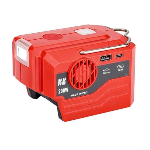 Tragbarer 200-W-Wechselrichter-Generator mit für Bosch 18-V-Batterieadapter, für Arbeitsscheinwerfer (MWQ-220V) von UTTASU