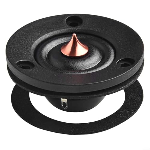 UTTASU 30 Watt 8 Ohm Silk Dome Lautsprecher Hochtöner 5,1 cm Seidenkalottenhochtöner 4/6 Ohm Lautsprechertreiber für Heimkino, Audiosystem, Auto-Stereo, Upgrade, DIY-Projekte, 1,7 kHz-20 kHz von UTTASU