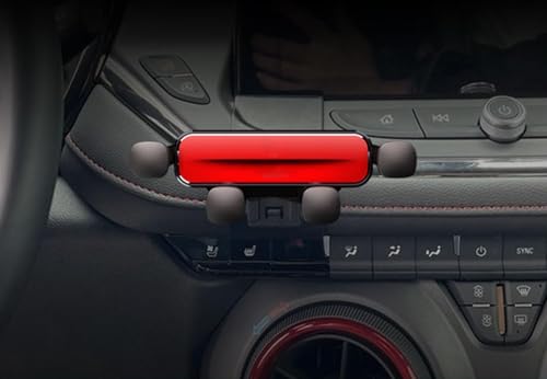 UYTKTN Handyhalterung Auto für Chevrolet Blazer 2020-2021, 360° Drehbar Multifunktionale Handy KFZ Halterungen, Stabiler Unterstützung Verstellbarer Autohalterung,B Red von UYTKTN