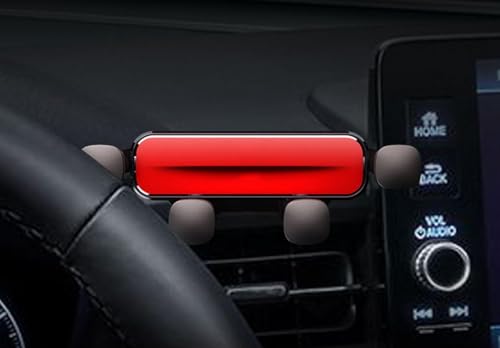 UYTKTN Handyhalterung Auto für Honda XRV/HRV 2023, 360° Drehbar Multifunktionale Handy KFZ Halterungen, Stabiler Unterstützung Verstellbarer Autohalterung,B Red von UYTKTN
